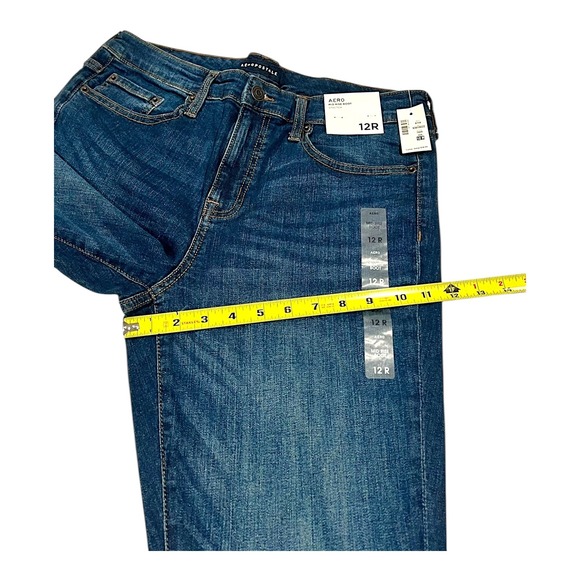 AEROPOSTALE Women's Mid-Rise Bootcut Jeans Blue Stretch Denim Size 12R NWT - Picture 13 of 16